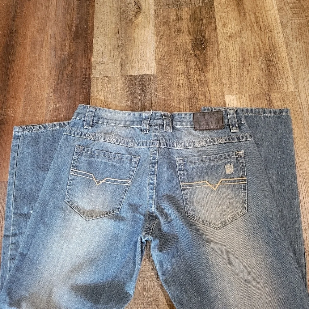 Victorious Men's Blue Jeans - Picture 6 of 15